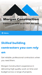 Mobile Screenshot of morganconstructionwales.co.uk